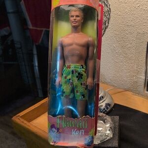 Hawaii Ken Doll with Floral Shorts